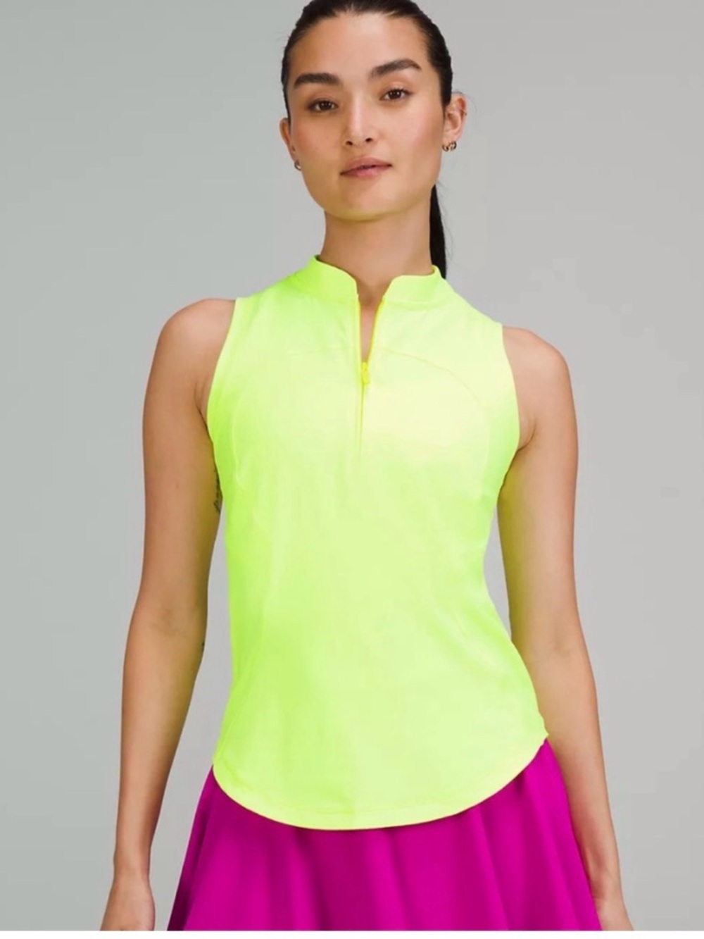 Lululemon Front-Zip Mock-Neck Tank 6